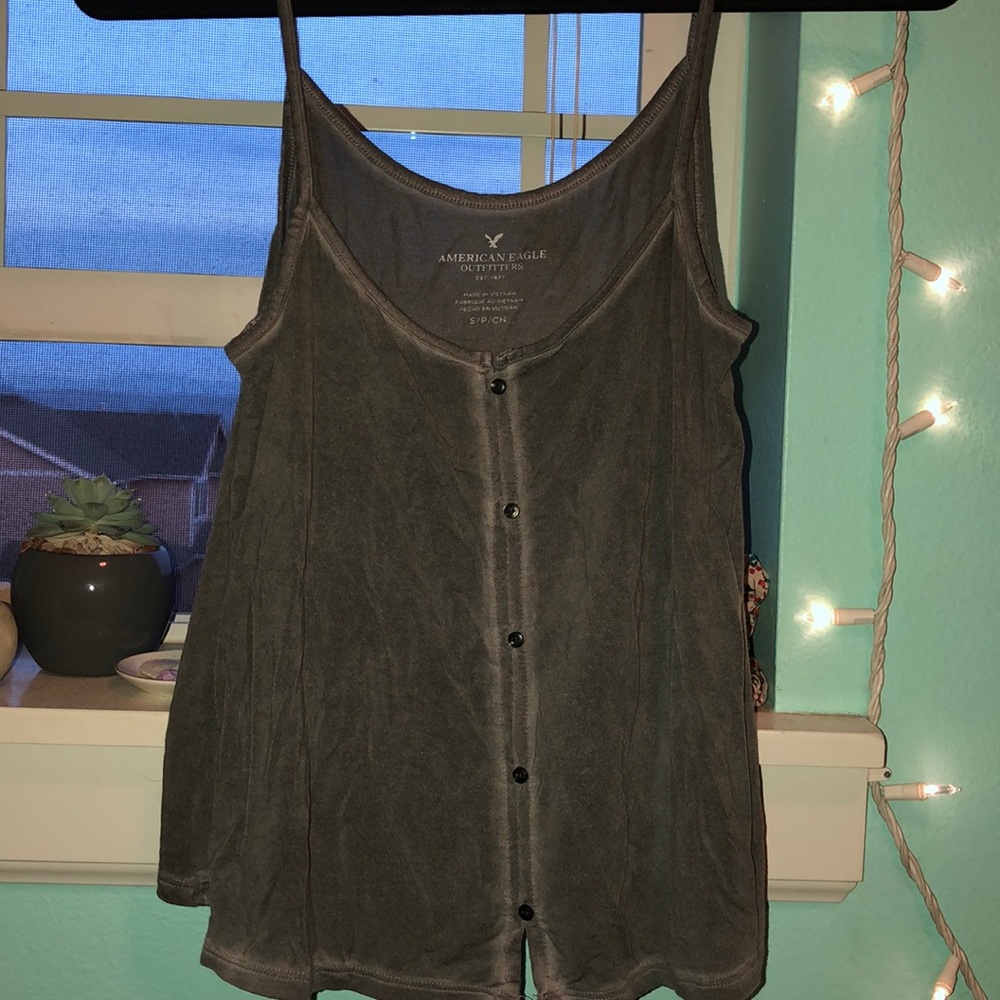 Cute AEO button tank
